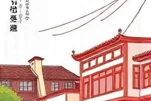清晨菜市场的摊位排列，暖色灯泡挂在铁架上